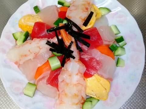 ♪ネタが大きな海鮮ちらし寿司